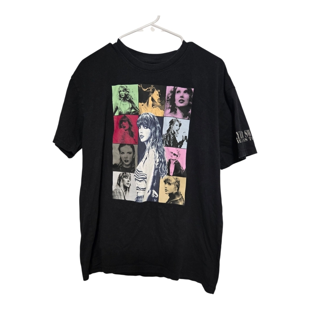 Black Taylor Swift The Eras Tour Graphic T-shirt Medium